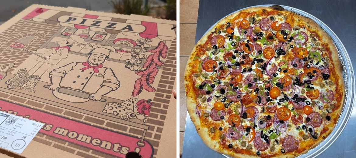Super Slice Pizza Menu
