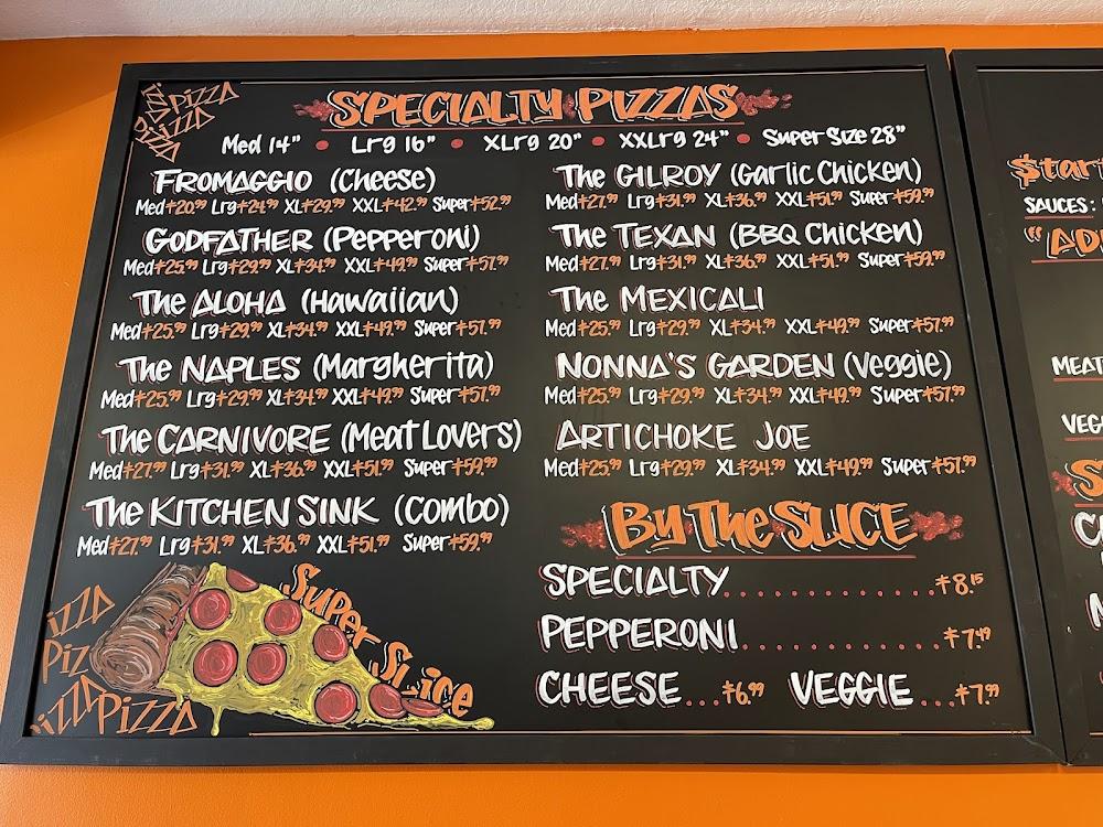 Super Slice Pizza Menu image 1